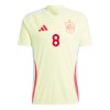 Virallinen Fanipaita Espanja Fabian Ruiz 8 Vieraspelipaita Euro 2024 - Miesten